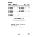 Sony KV-29FS60A (serv.man2) Service Manual