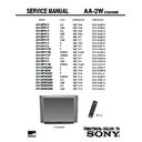 Sony KV-32FS10 Service Manual