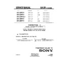Sony KV-32FV1 (serv.man2) Service Manual