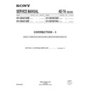 Sony KV-32HQ150B (serv.man2) Service Manual