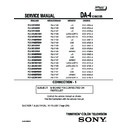 Sony KV-32HS500 (serv.man2) Service Manual