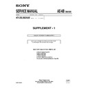 Sony KV-32LS65AUS (serv.man2) Service Manual