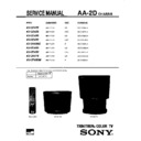 Sony KV-32V26 Service Manual