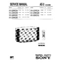 Sony KV-32WS3A Service Manual