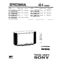 Sony KV-32WS4A Service Manual