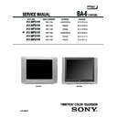 Sony KV-34FS110 (serv.man2) Service Manual