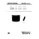 Sony KV-34SL40K Service Manual