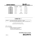 Sony KV-36FS100 (serv.man2) Service Manual