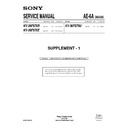 Sony KV-36FS76B (serv.man2) Service Manual