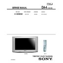 Sony KV-36XBR800 (serv.man2) Service Manual