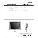 Sony KV-38DRC2 Service Manual