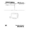 Sony KV-5169PN1 Service Manual