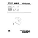 Sony KV-A21MF1 Service Manual
