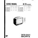 Sony KV-A2541A Service Manual