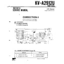 Sony KV-A2912U (serv.man2) Service Manual