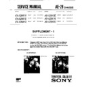 Sony KV-A2941A (serv.man2) Service Manual