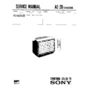 Sony KV-A2943B Service Manual