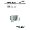Sony KV-AR14M50 Service Manual