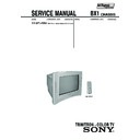 Sony KV-AR14M80 Service Manual