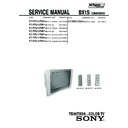 Sony KV-AR212M30 Service Manual