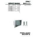 Sony KV-AR21M30 Service Manual