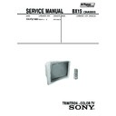 Sony KV-AR21M83 (serv.man2) Service Manual