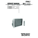 Sony KV-AR252M50 Service Manual