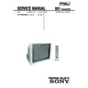 Sony KV-AR252M81 Service Manual
