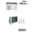 Sony KV-AR25M60 Service Manual