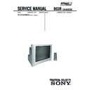 Sony KV-AR25M80A Service Manual