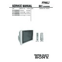 Sony KV-AR292M61 (serv.man2) Service Manual