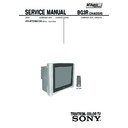 Sony KV-AR29M30A Service Manual