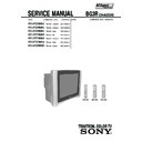 Sony KV-AR29M60 Service Manual