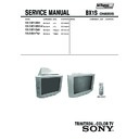 Sony KV-AW21M83 Service Manual