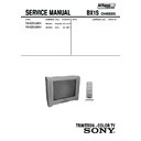 Sony KV-AZ212M90 Service Manual