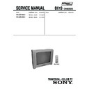 Sony KV-AZ21M30 Service Manual
