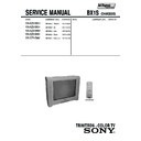 Sony KV-AZ21M60 Service Manual
