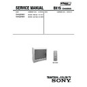 Sony KV-AZ21M81 Service Manual