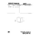 Sony KV-B14K3 Service Manual