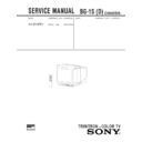 Sony KV-B14PD1 Service Manual