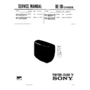 Sony KV-B2531A Service Manual