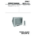 Sony KV-BM14M70 (serv.man3) Service Manual