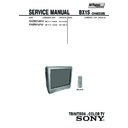 Sony KV-BM212M10 Service Manual
