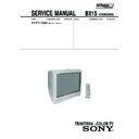 Sony KV-BT212M80 (serv.man3) Service Manual