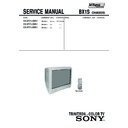 Sony KV-BT213M81 Service Manual