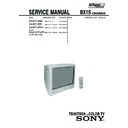 Sony KV-BT21M40 Service Manual