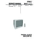 Sony KV-BT21M80 (serv.man4) Service Manual