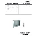 Sony KV-BZ212M50 Service Manual