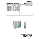 Sony KV-BZ212M80 Service Manual