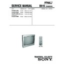 Sony KV-BZ215M80 Service Manual
